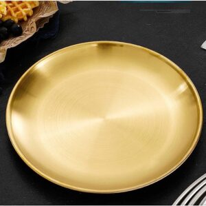 اطباق ذهبيه للتقديم مقاس 24