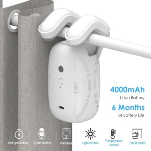 • روبوت التحكم بالستائر يعمل بريموت