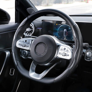 عرض كفر ريش التكييف للسيارة سيلفر مع كفر دريكسيون كاربون فايبر قطعتين- اسود